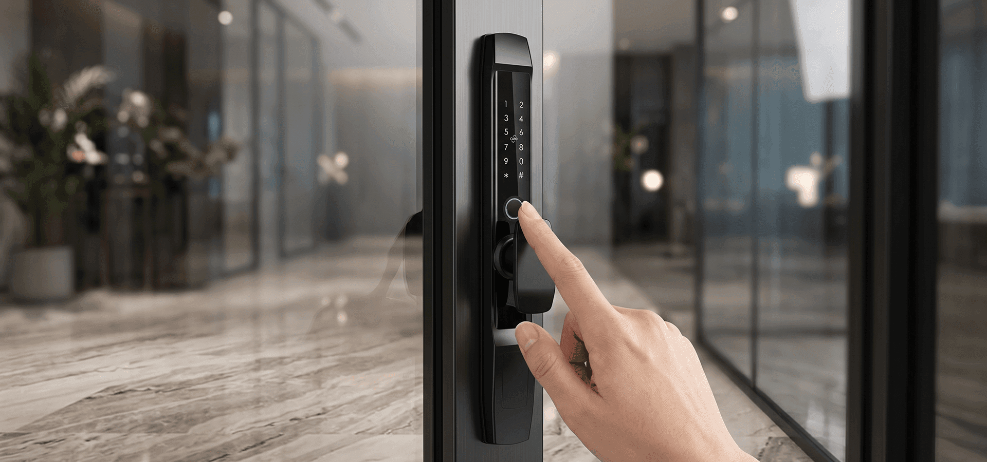 T8 Narrow-Profile Smart Lock: Digital Access for Slim Aluminum Doors