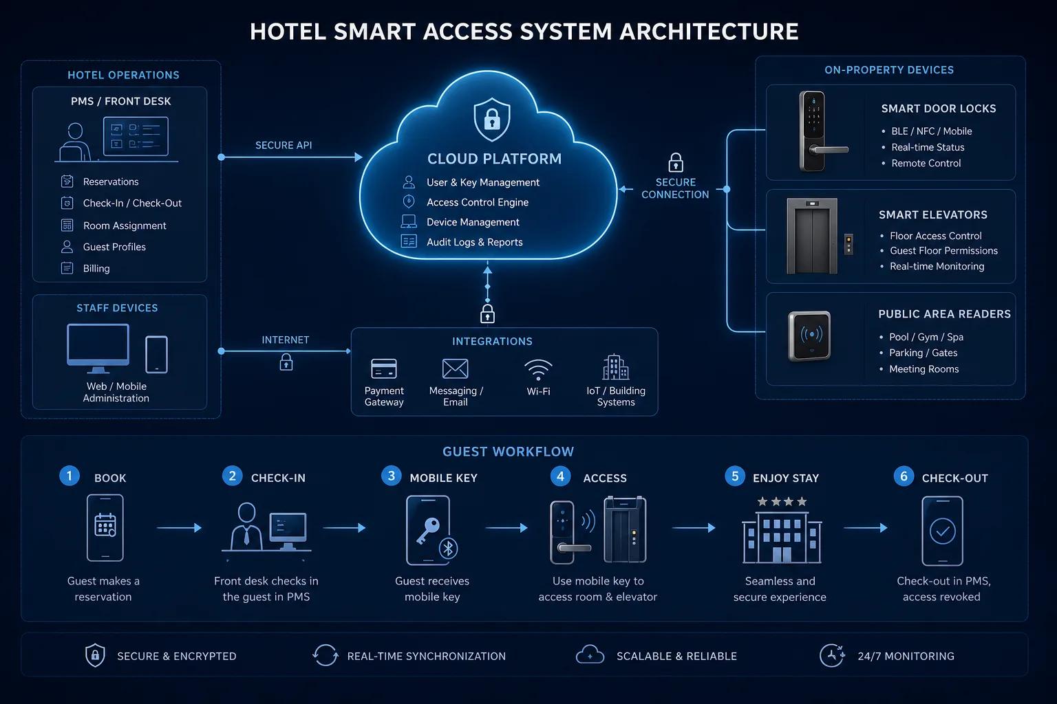 AI-Powered Smart Hotel Operations architecture