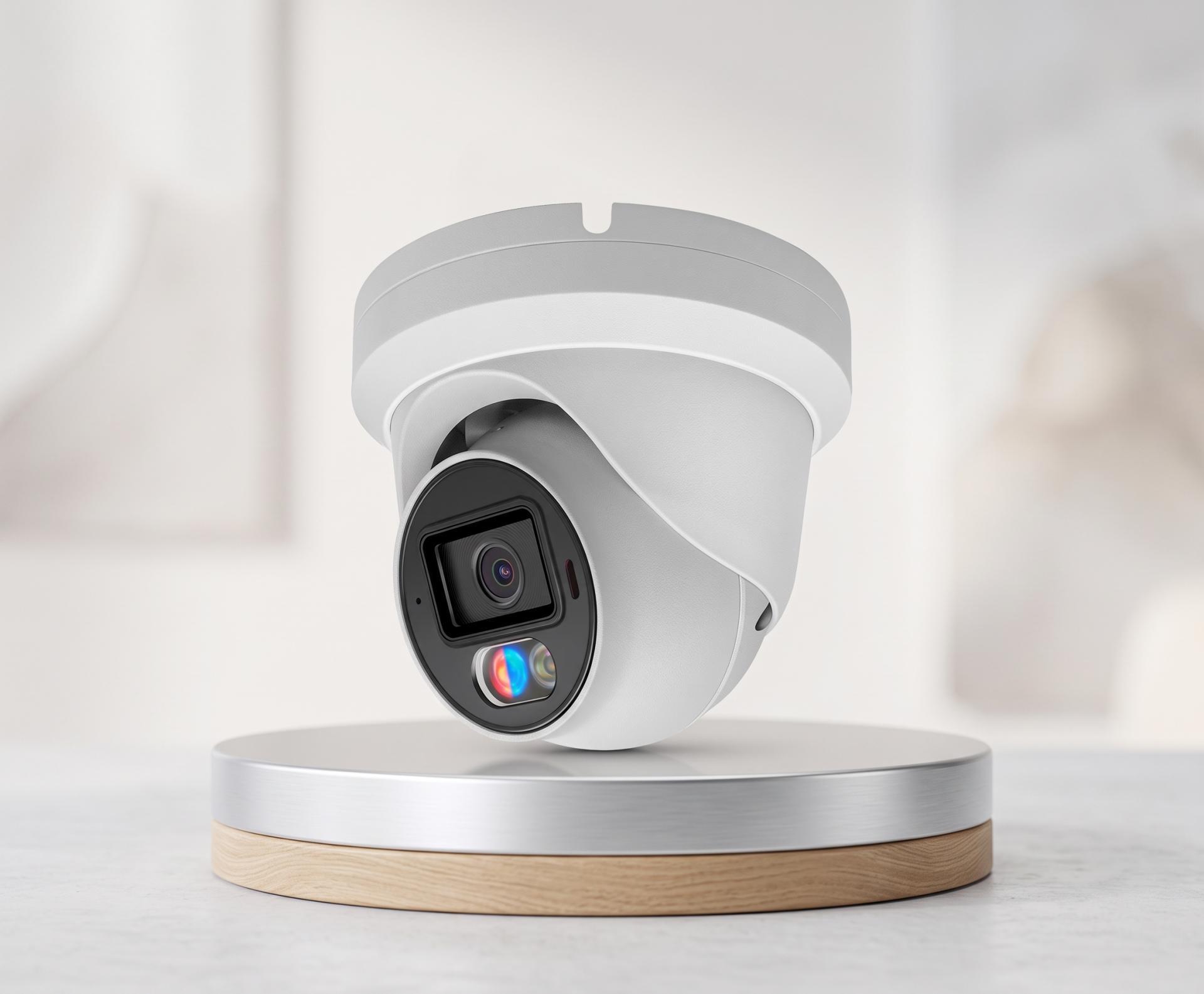 BC-IE252BW-5M Active Deterrence PoE Turret IP Camera smart lock product image