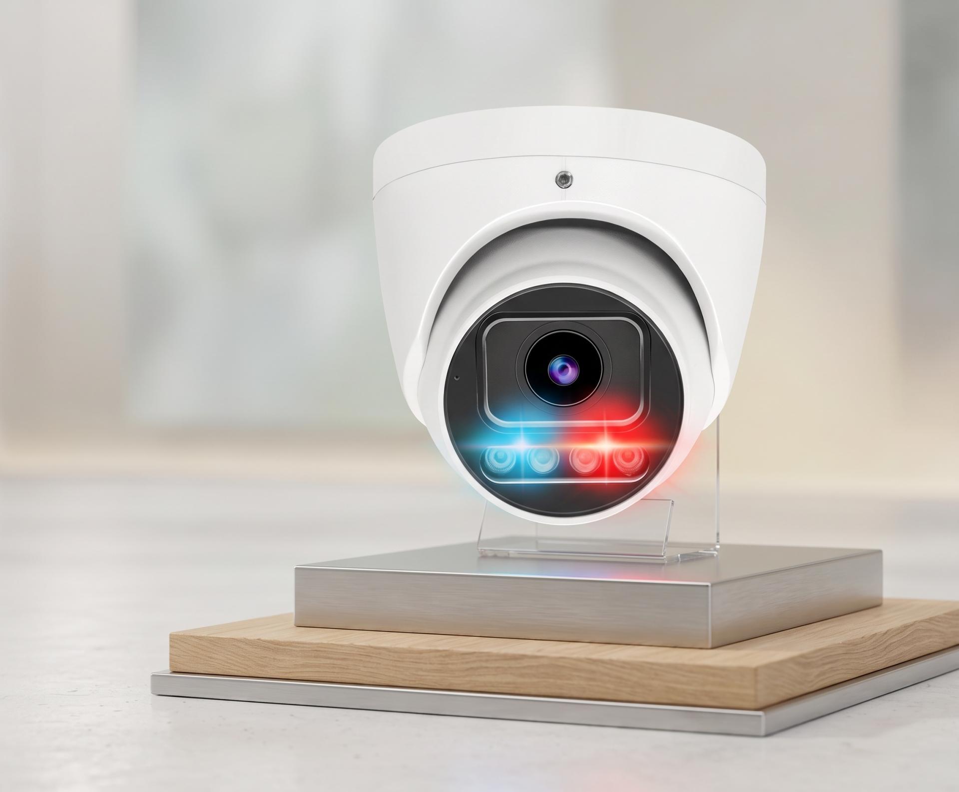 BC-IE40BBW-5M3 Active Deterrence PoE Camera with Red/Blue Light smart lock product image