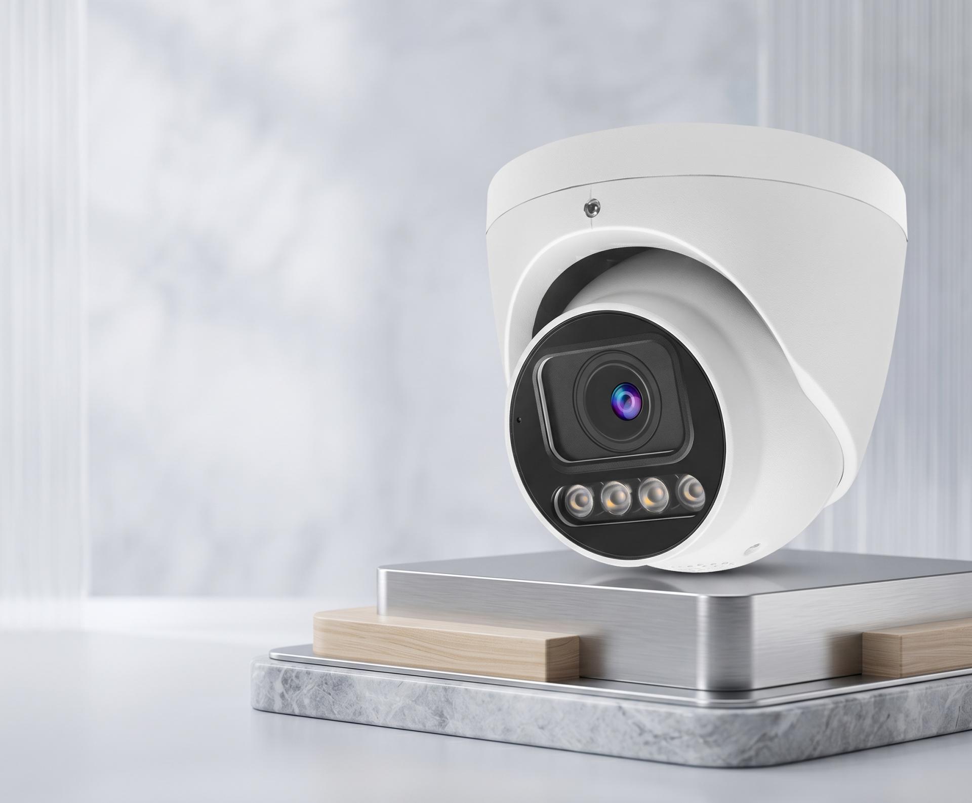 BC-IE402WW-5MA KEYPLUS 5MP Super ColorVu AI Turret IP Camera smart lock product image